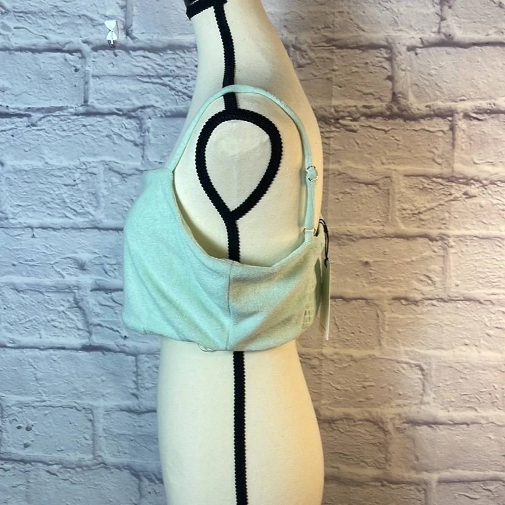 NWT 7 For All Mankind 3Piece Set,Pistachio/Green Size M,Shorts,Bralette,… - Picture 8 of 14